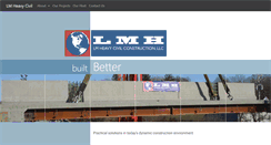 Desktop Screenshot of lmheavycivil.com
